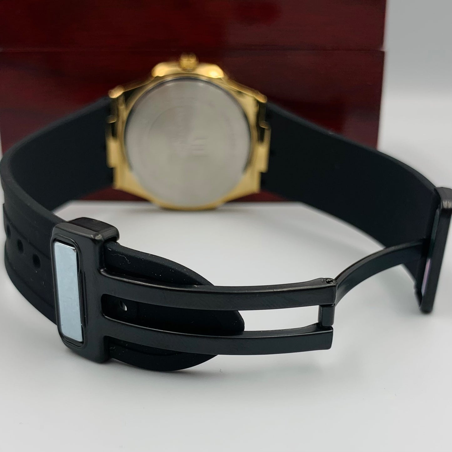 UP Arabic Black Golden Watch