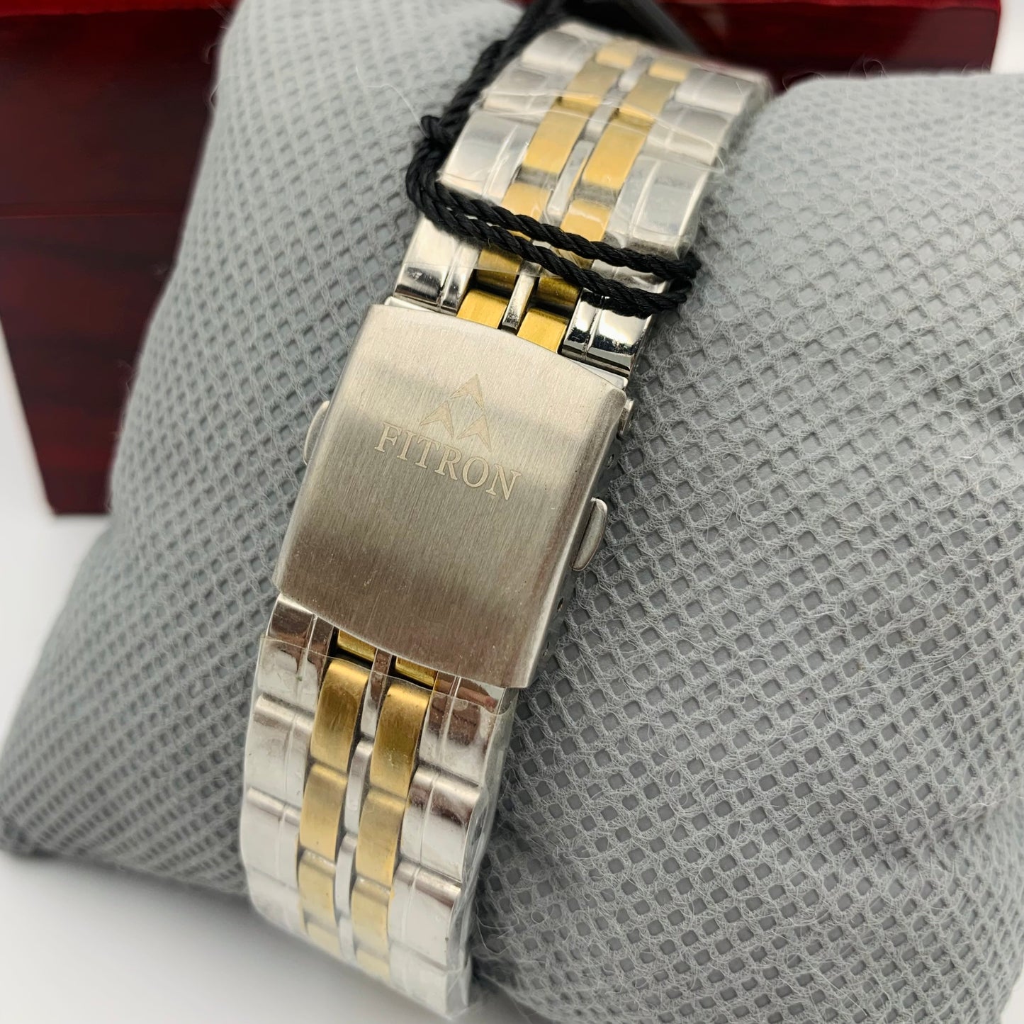 Rolx Twotone White Automatic Skeleton Watch