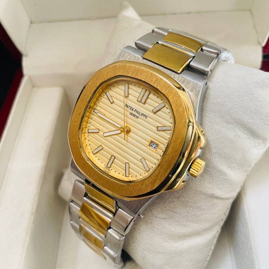 Patek Twotone Golden Watch