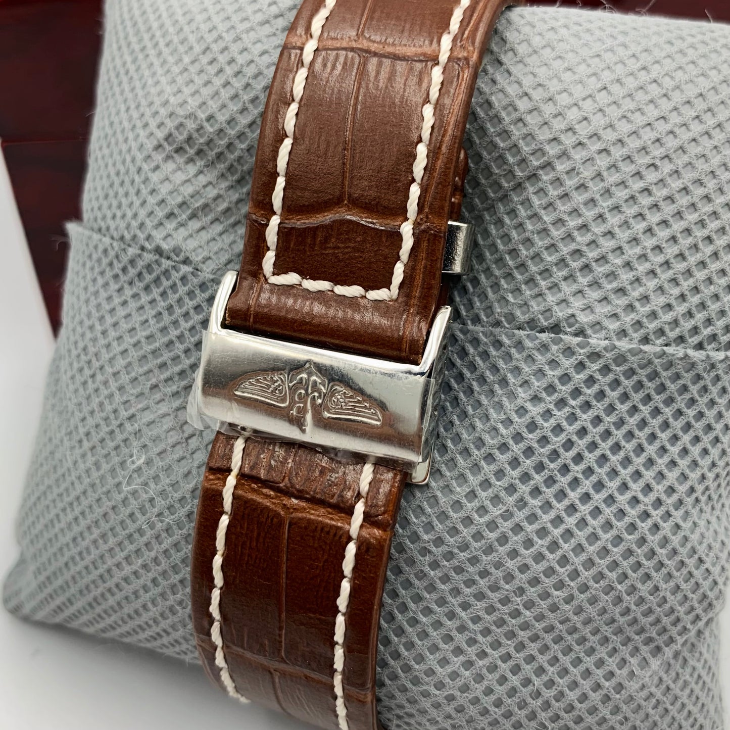 Breitling Brown Silver Watch