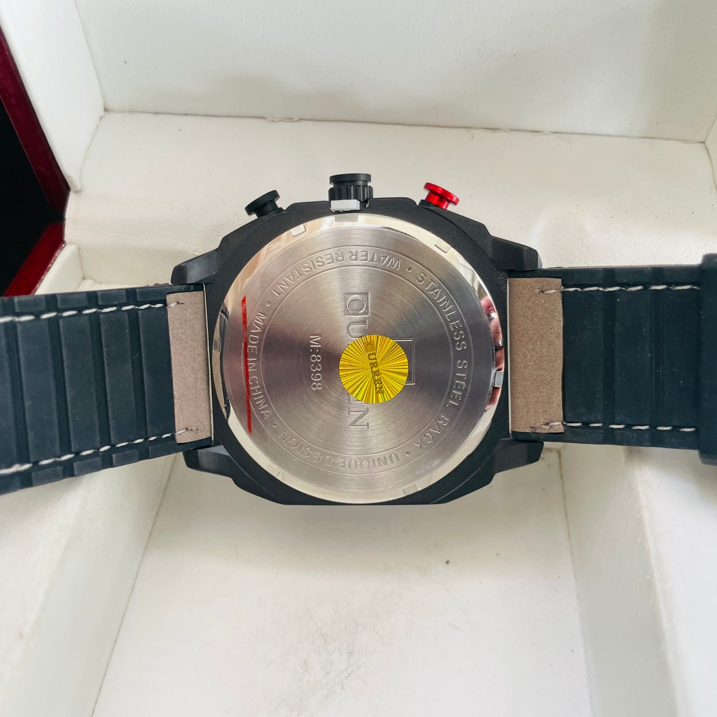 Curren Chronograph Leather Watch