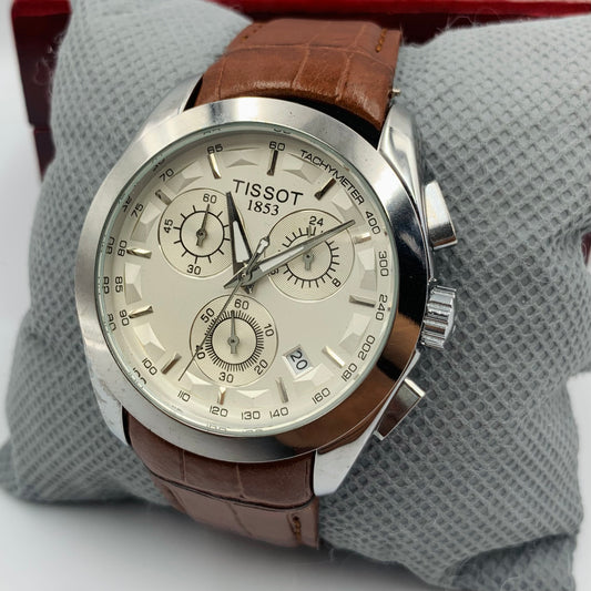 Tissot Silver White Dail Watch