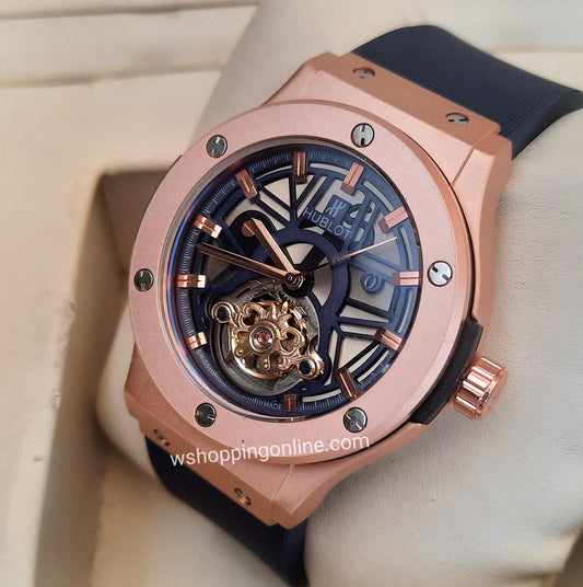 Hub Master Black Rose Automatic Watch