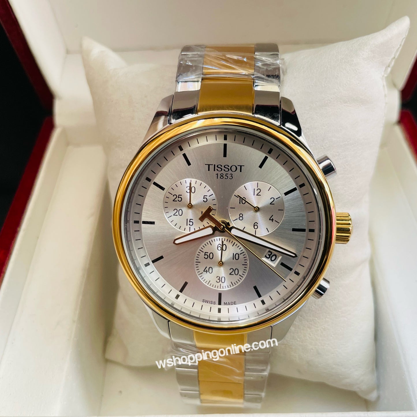 Master Twotone Silver Chronograph 1853 Watch