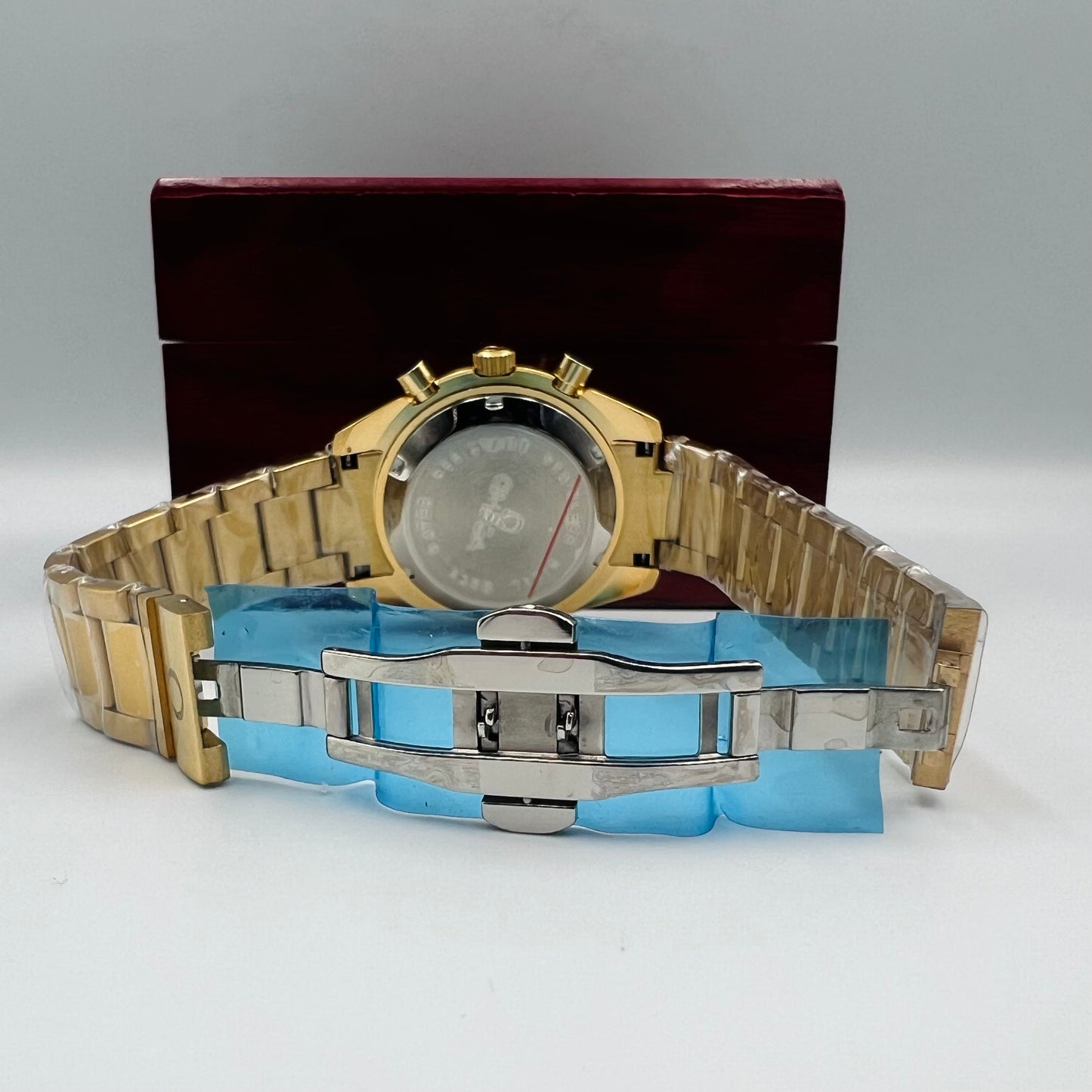 Omega Chain Golden Black Watch