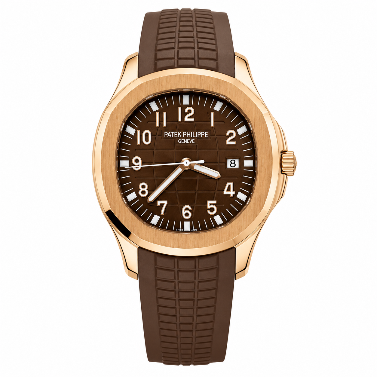 Master Patek Strap Brown Watch