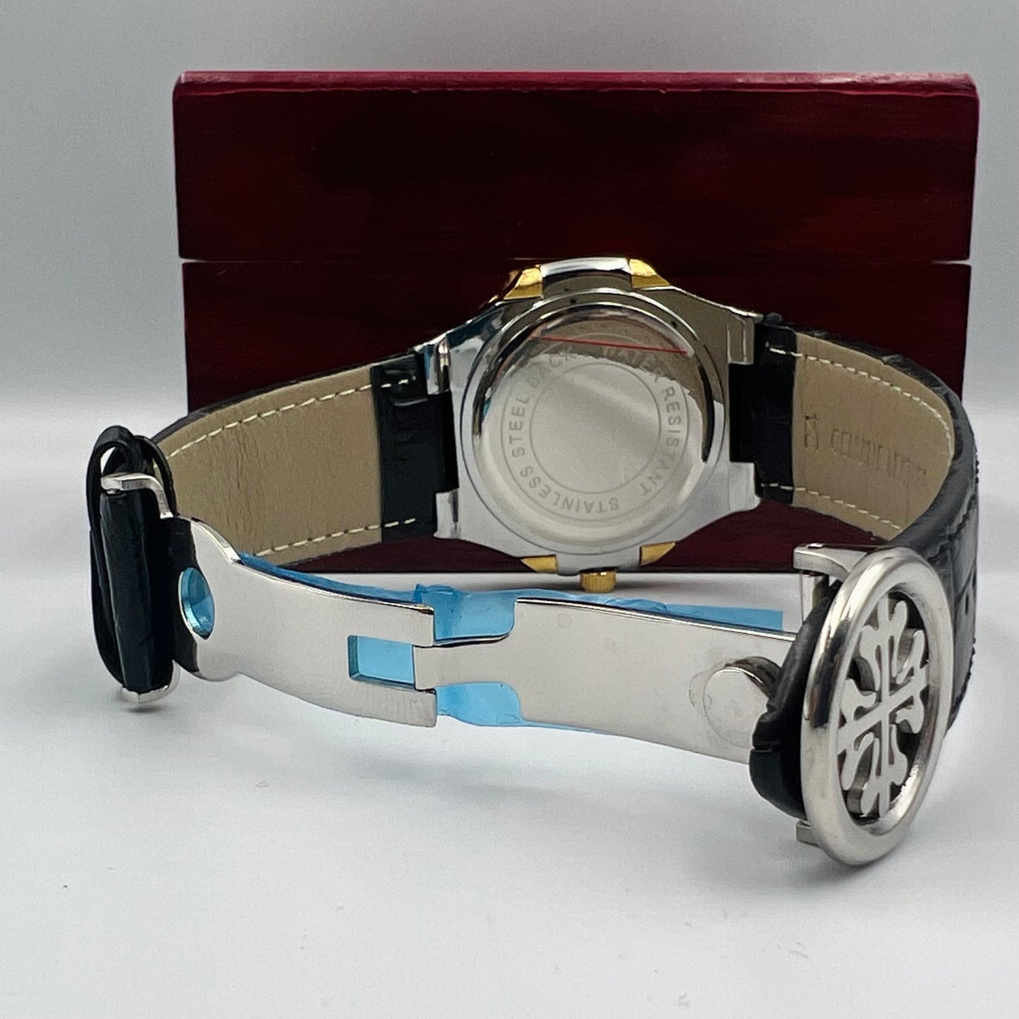 Patek Strap Twotone Black Watch