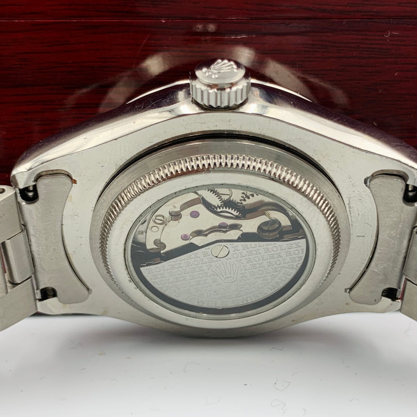 Rolx Silver Blue Watch