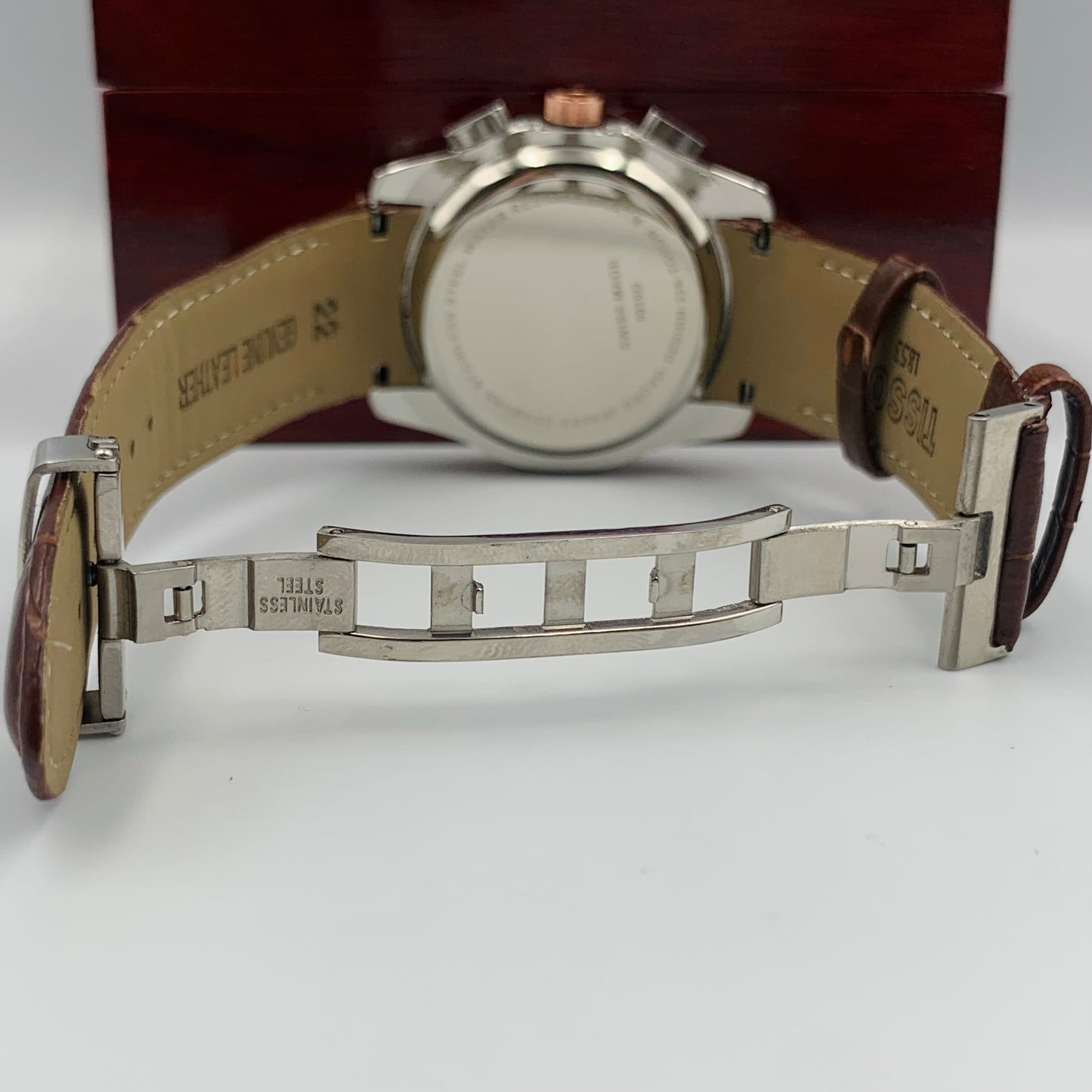 Tissot Twotone Black Dail Watch