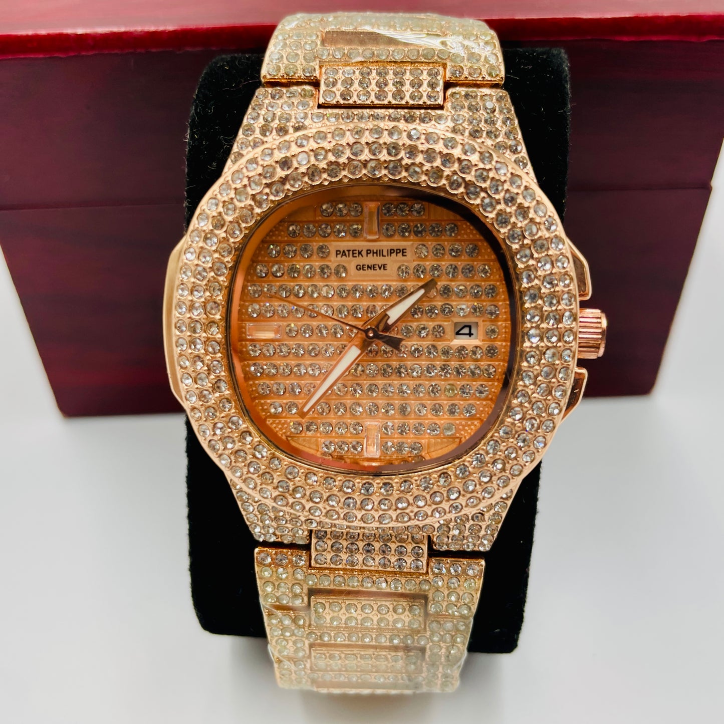 Patek Stones RoseGold Watch