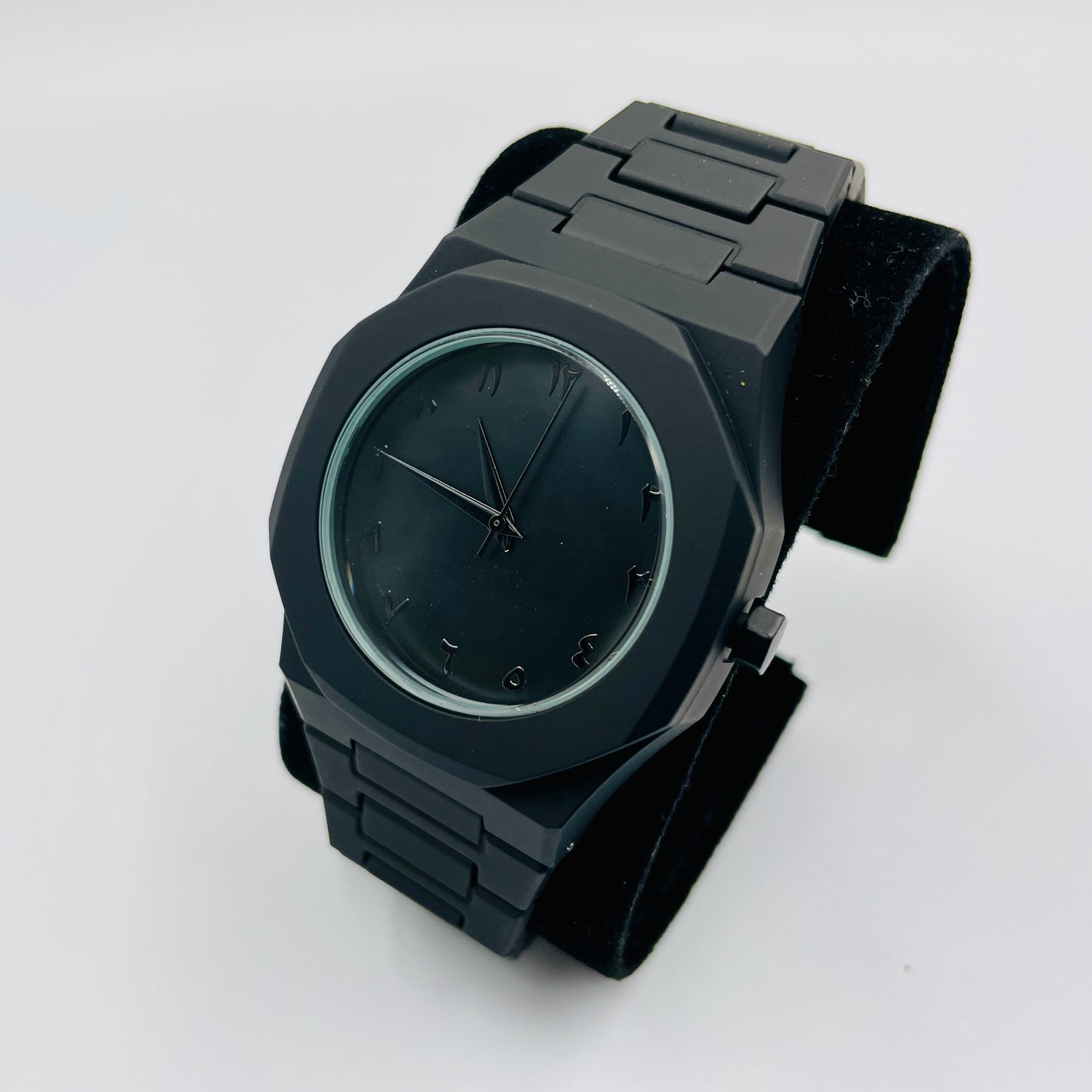 Aura Black Arabic Watch