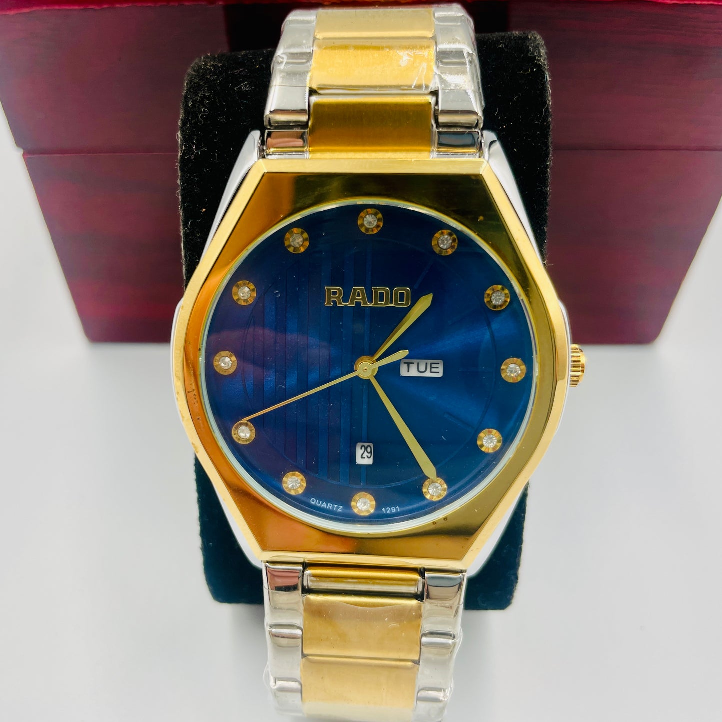 Twotone Blue DayDate Watch