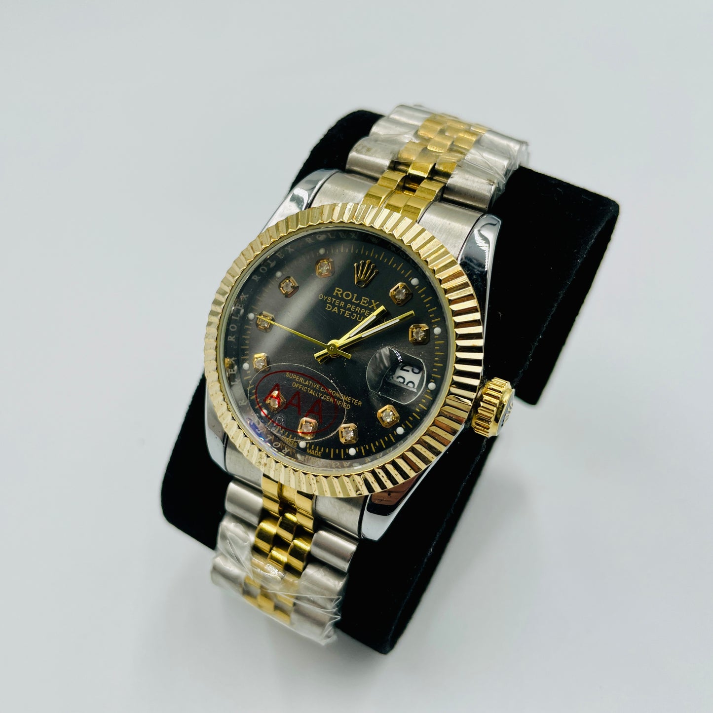 Black Unisex Datejust Watch
