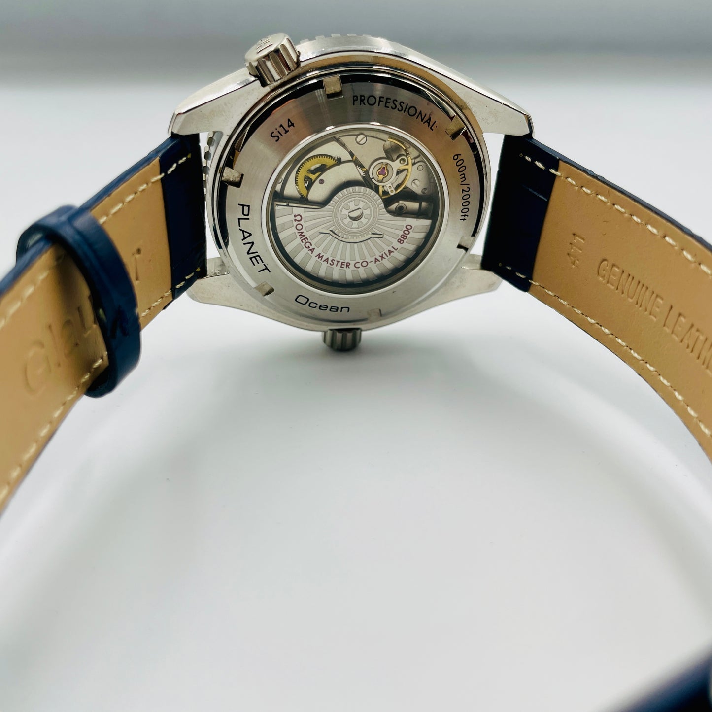 SeaMaster Blue Strap Automatic Watch