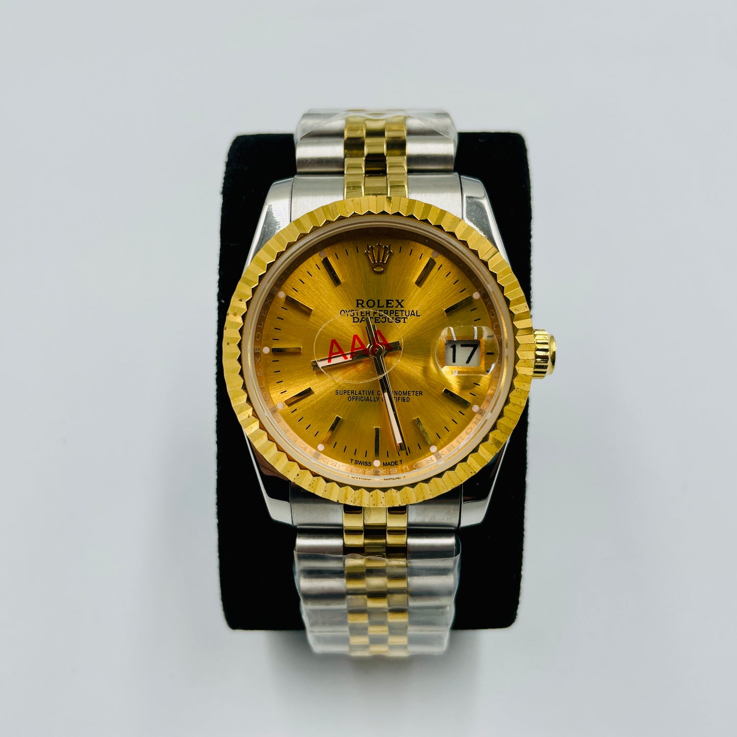 Twotone Golden Datejust Automatic Watch