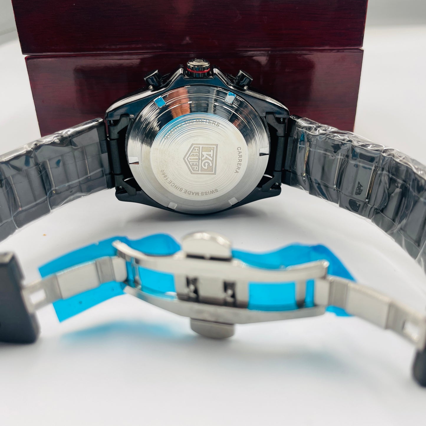 Tag Grand Carrera Black Chronograph Working Watch