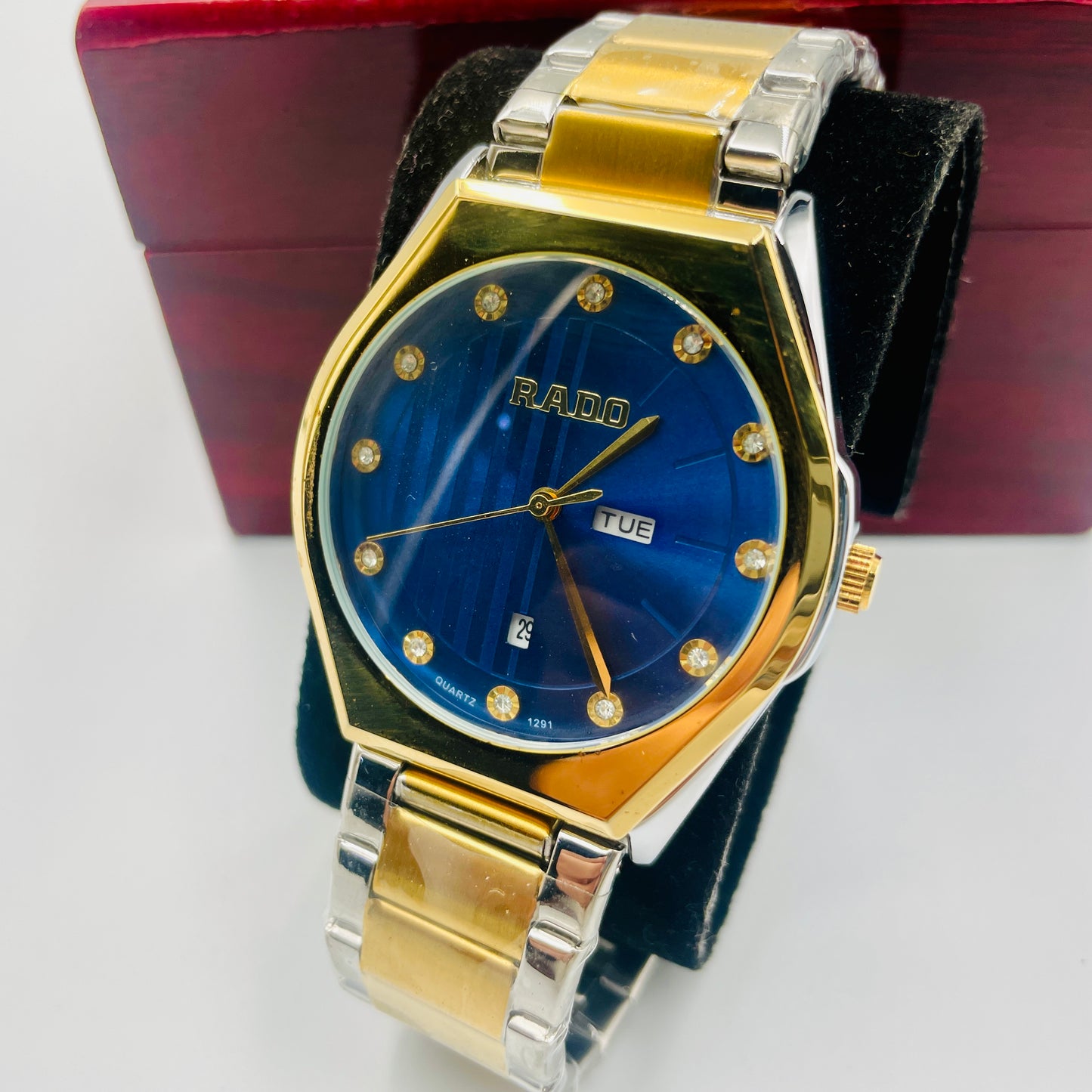 Twotone Blue DayDate Watch