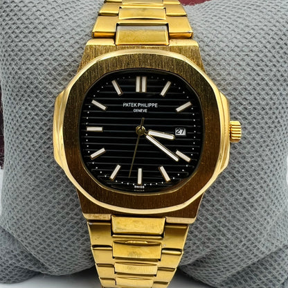 Patek Golden Black Watch