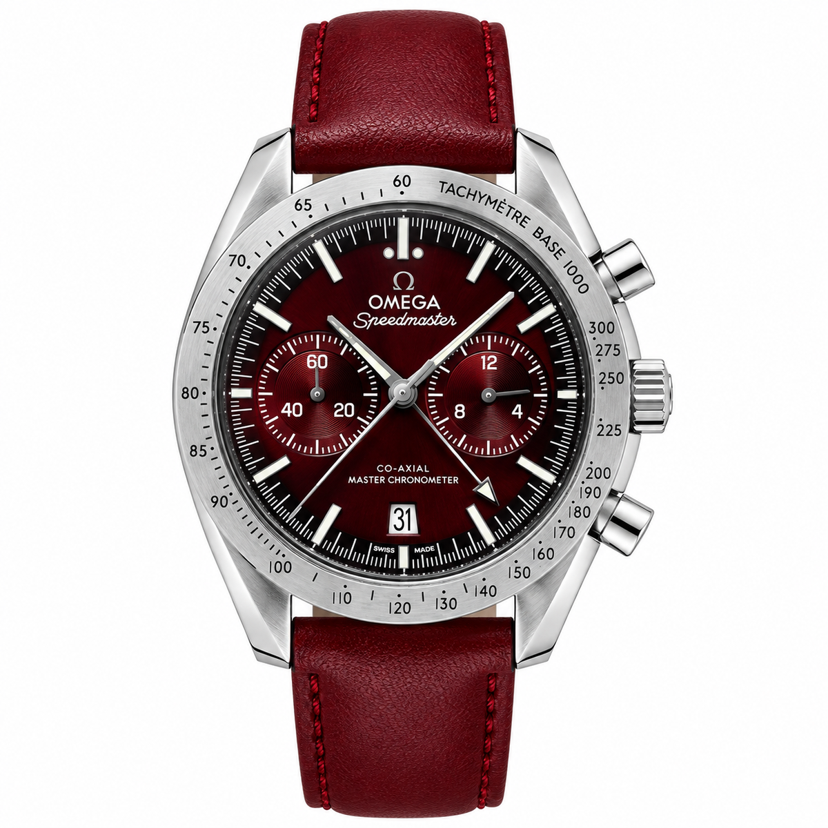 Omega Speedmaster Chronograph Full Red Watch