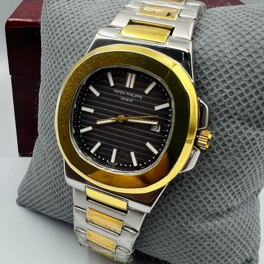 Patek Twotone Black Watch