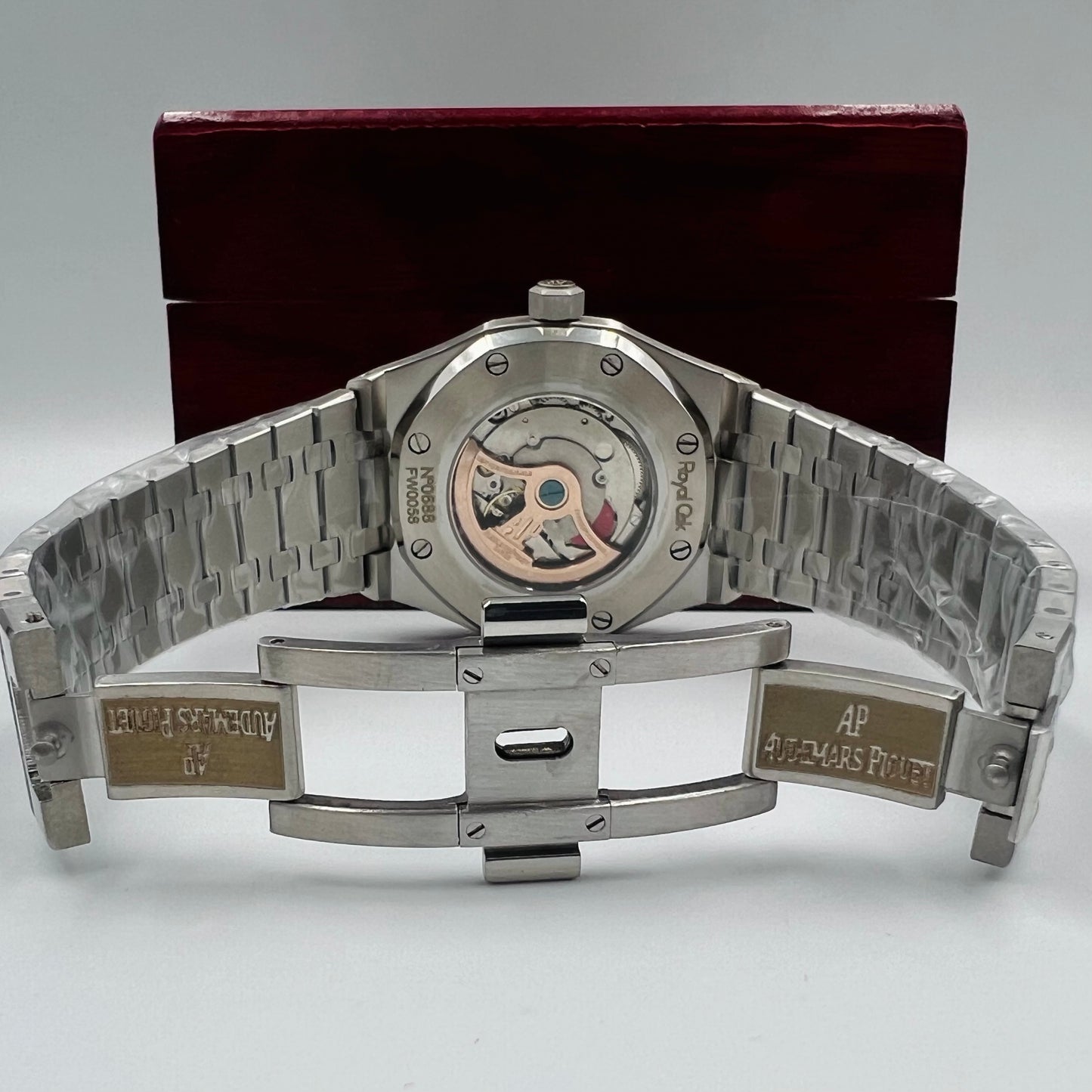 AP Automatic Silver Black Watch