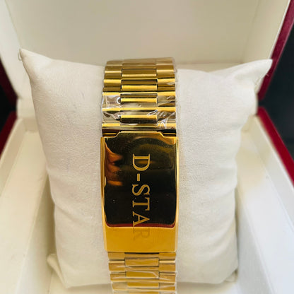 Diaster Golden Black DayDate Watch