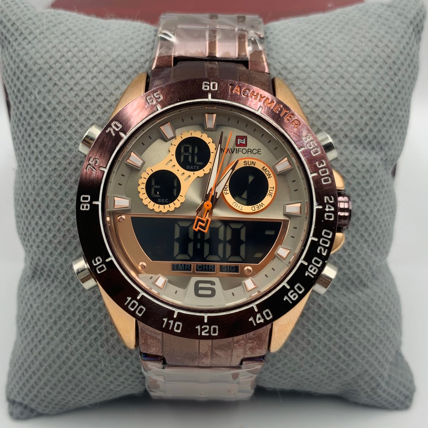 Naviforce Brown Twotime Watch