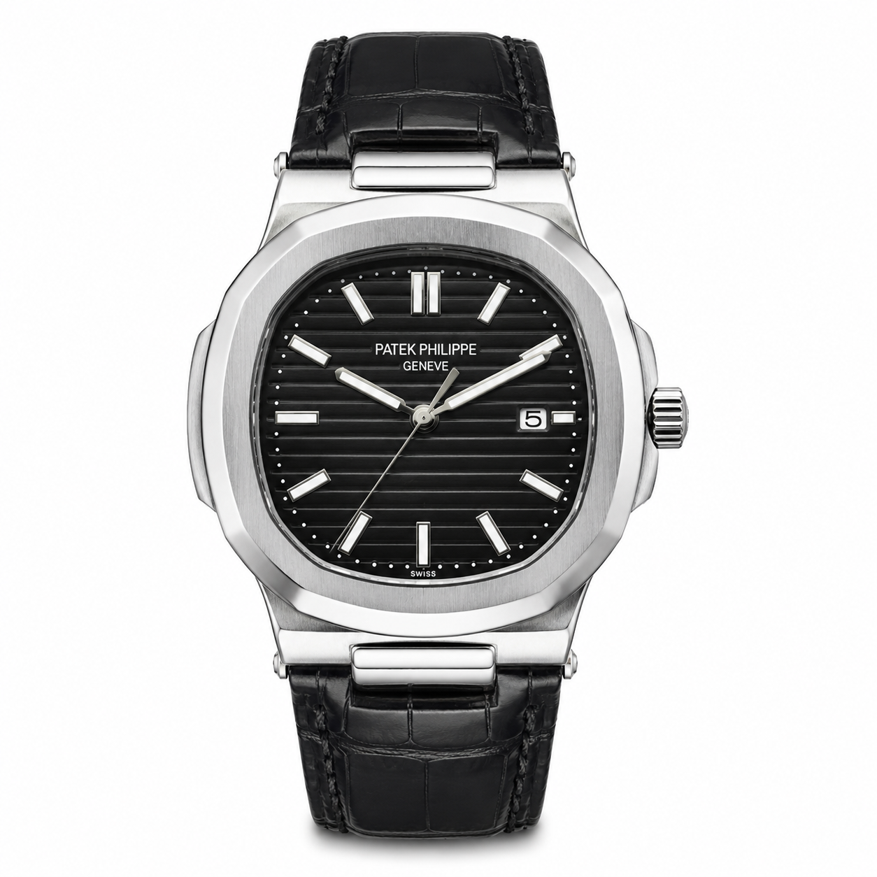 PP Strap Silver Black Watch