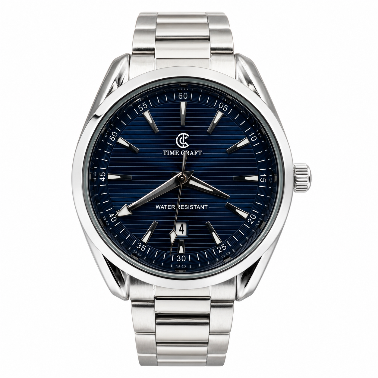 Timecraft Tag Silver Blue Watch