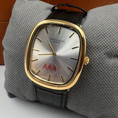 Patek AAA Black Golden Silver Watch