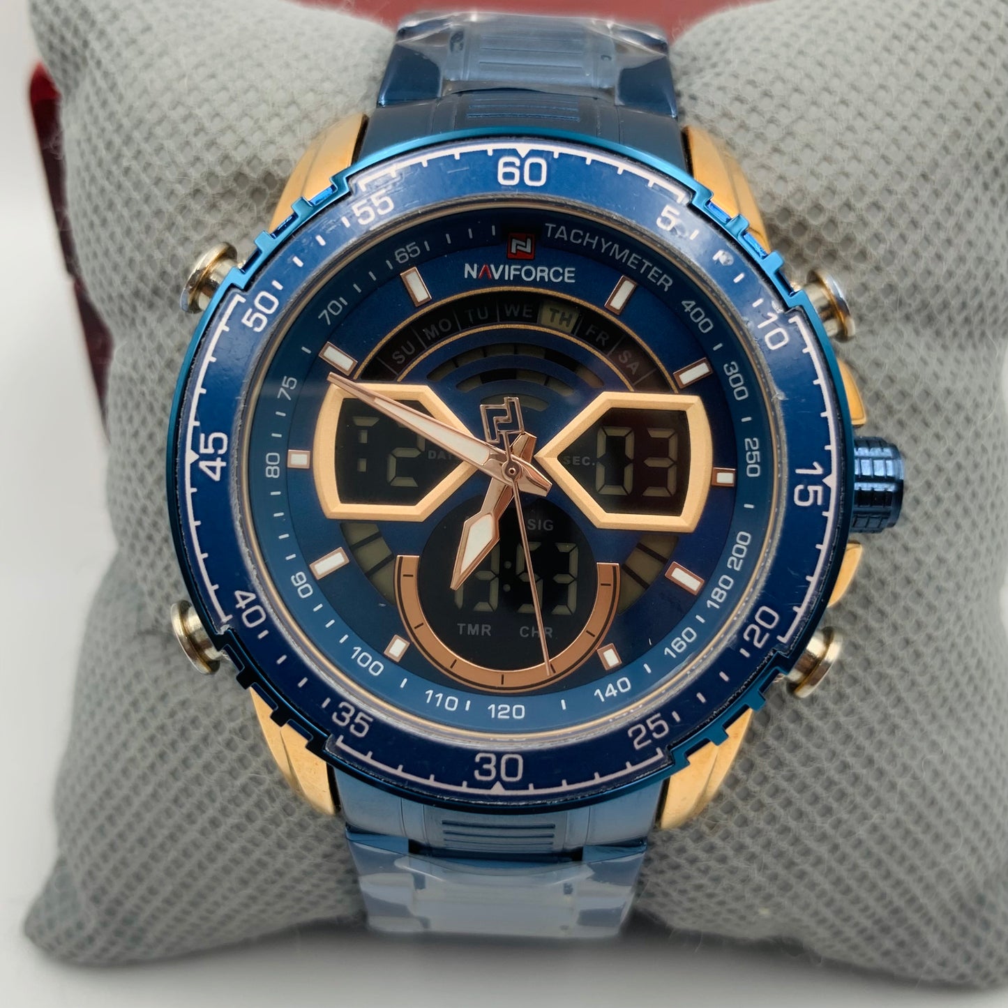 Naviforce Blue Twotime Watch