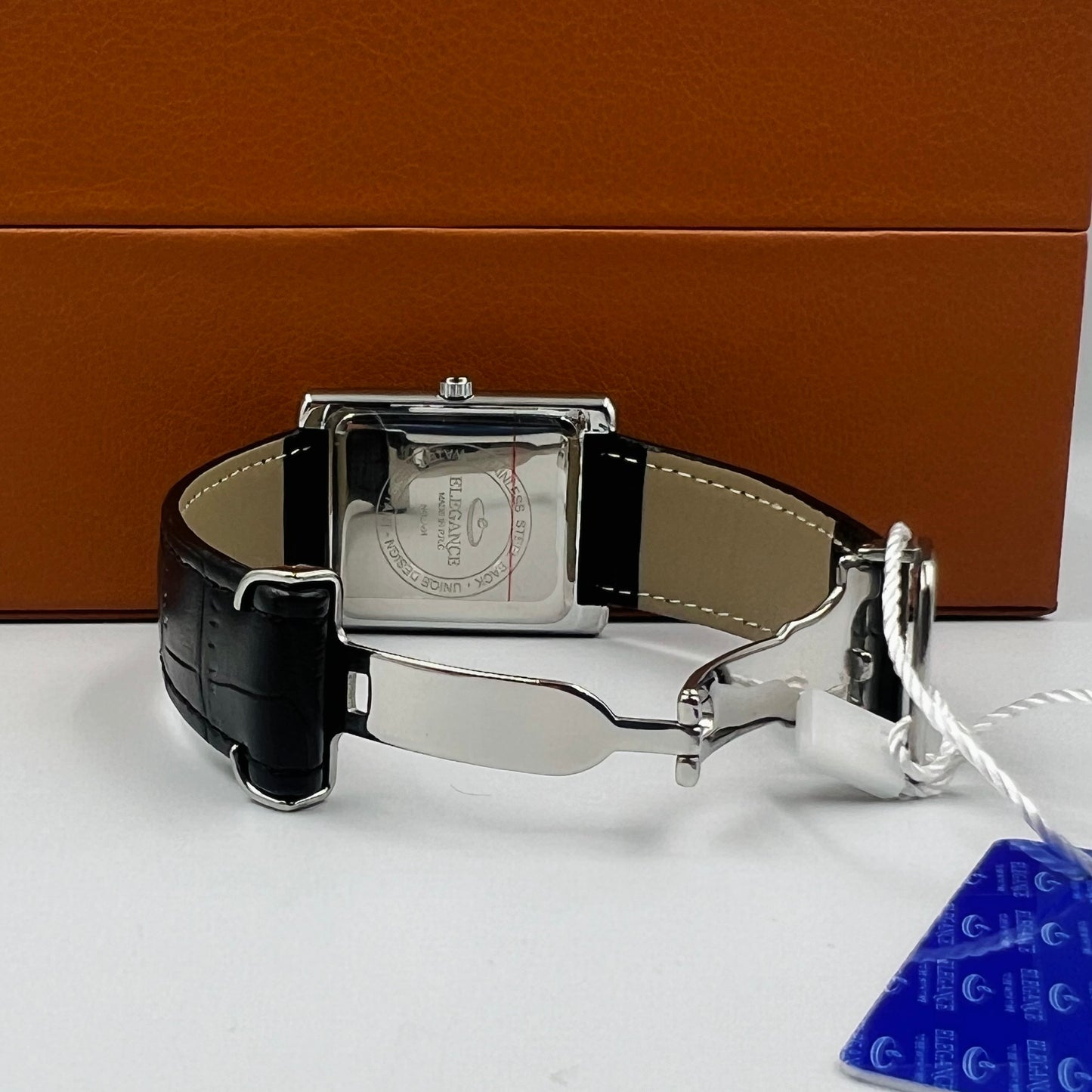 Elegance Silver White Black Watch