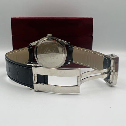 Tag Heuer Silver Black DayDate Watch