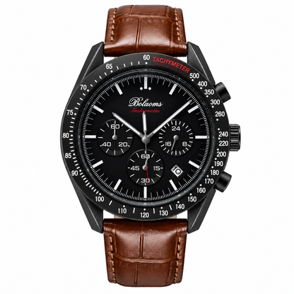 Bolamos Chronograph Working Brown Watch