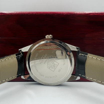 Tag Heuer Silver Black DayDate Watch