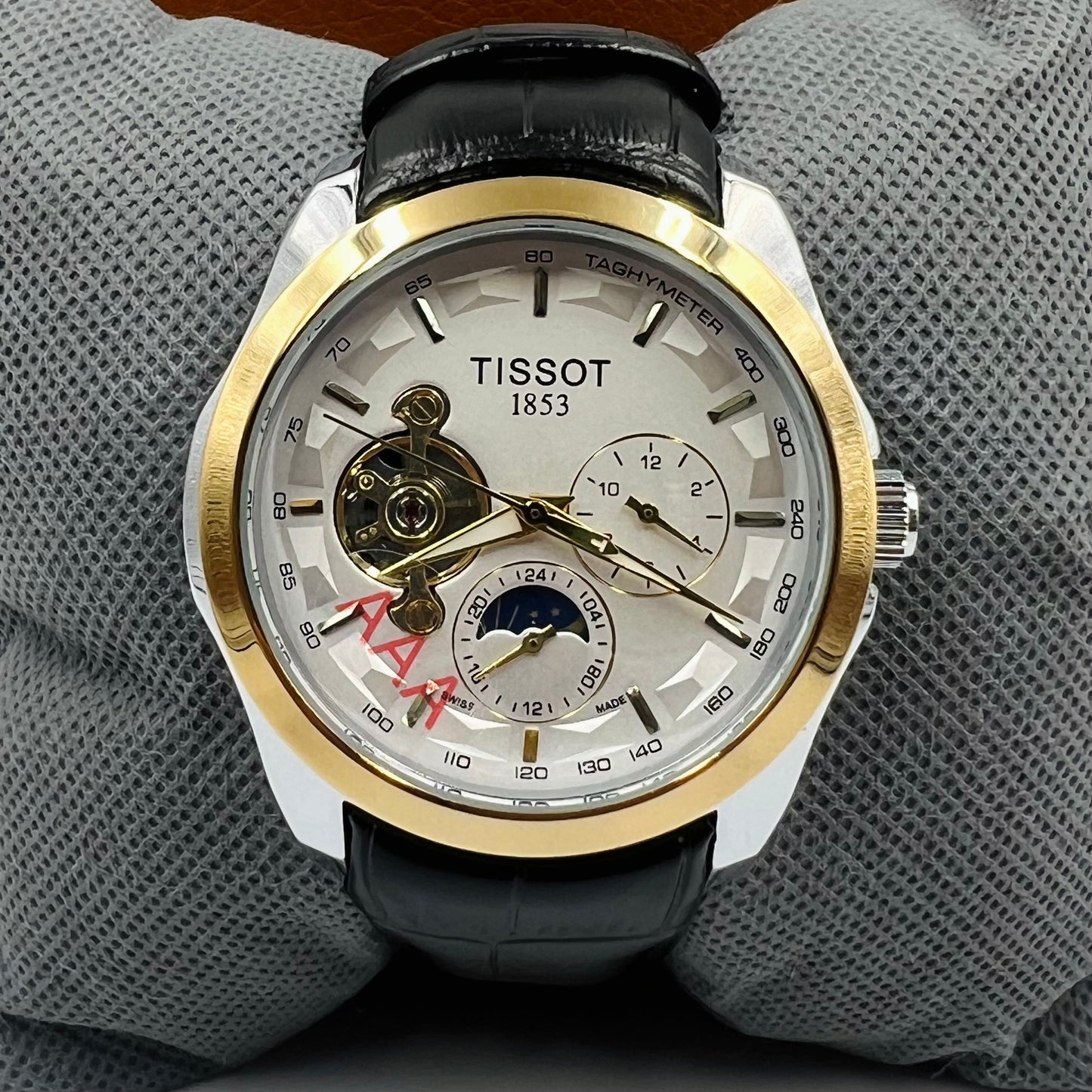 Tissot 1853 Automatic Twotone White Black Watch