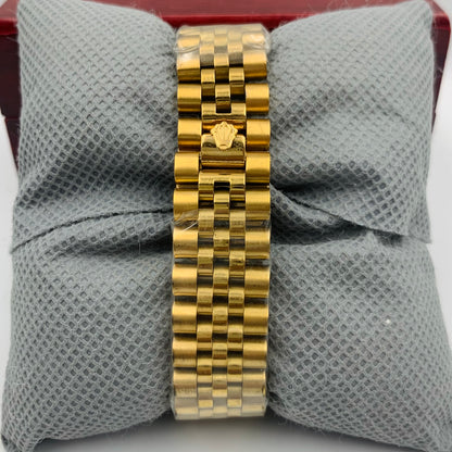 Rolx Full Golden White Jublie Datejust Watch