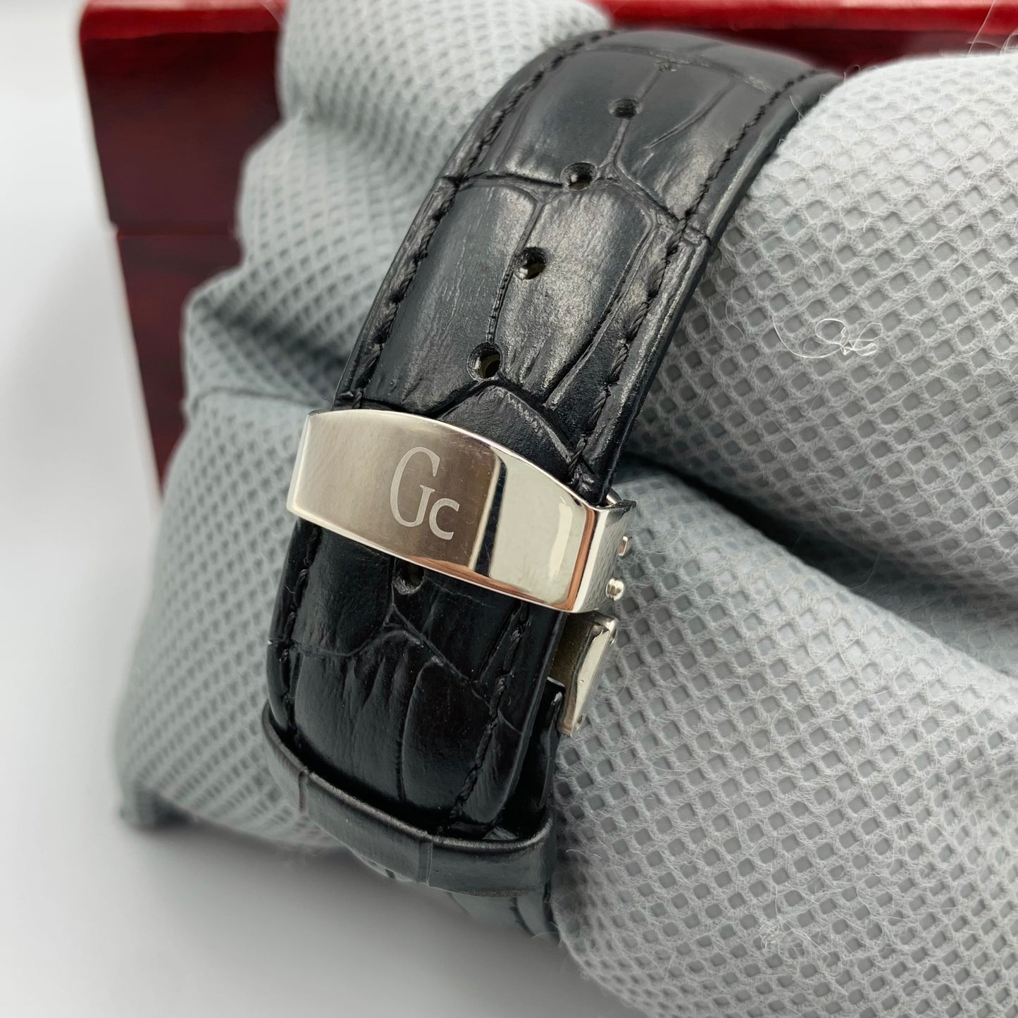 Gc Black Towtone Watch