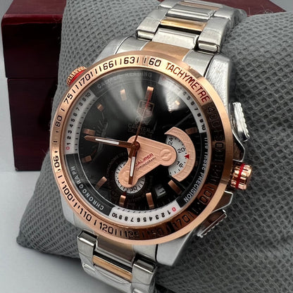 Tag Grand Carrera Ring Twotone Black Watch