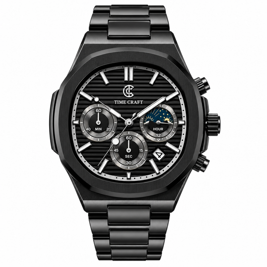TimeCraft Chain Full Black Watch