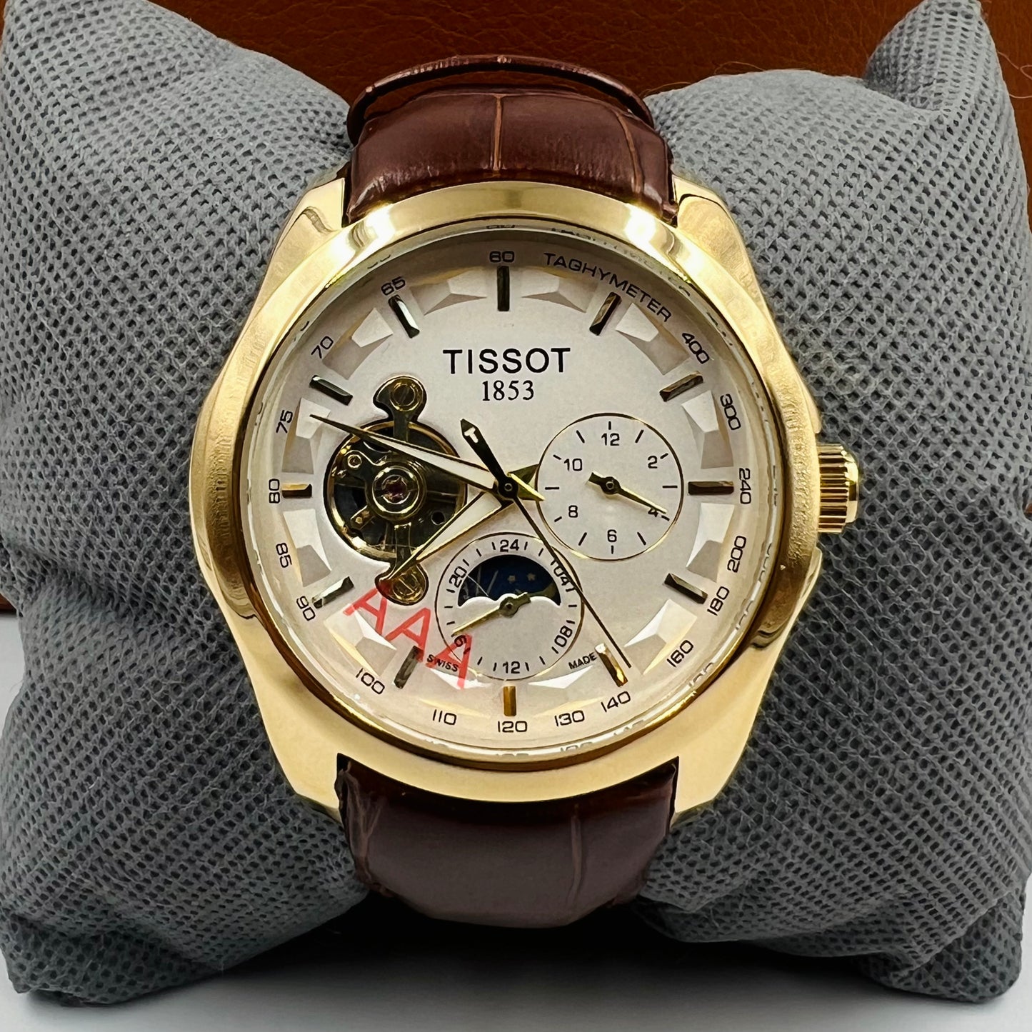 Tissot 1853 Automatic Golden White Brown Watch