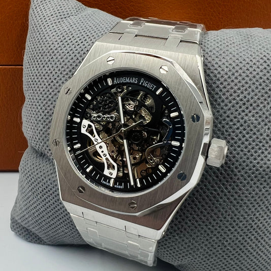 AP Silver Black Automatic Watch