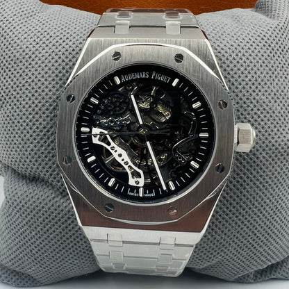 AP Silver Black Automatic Watch