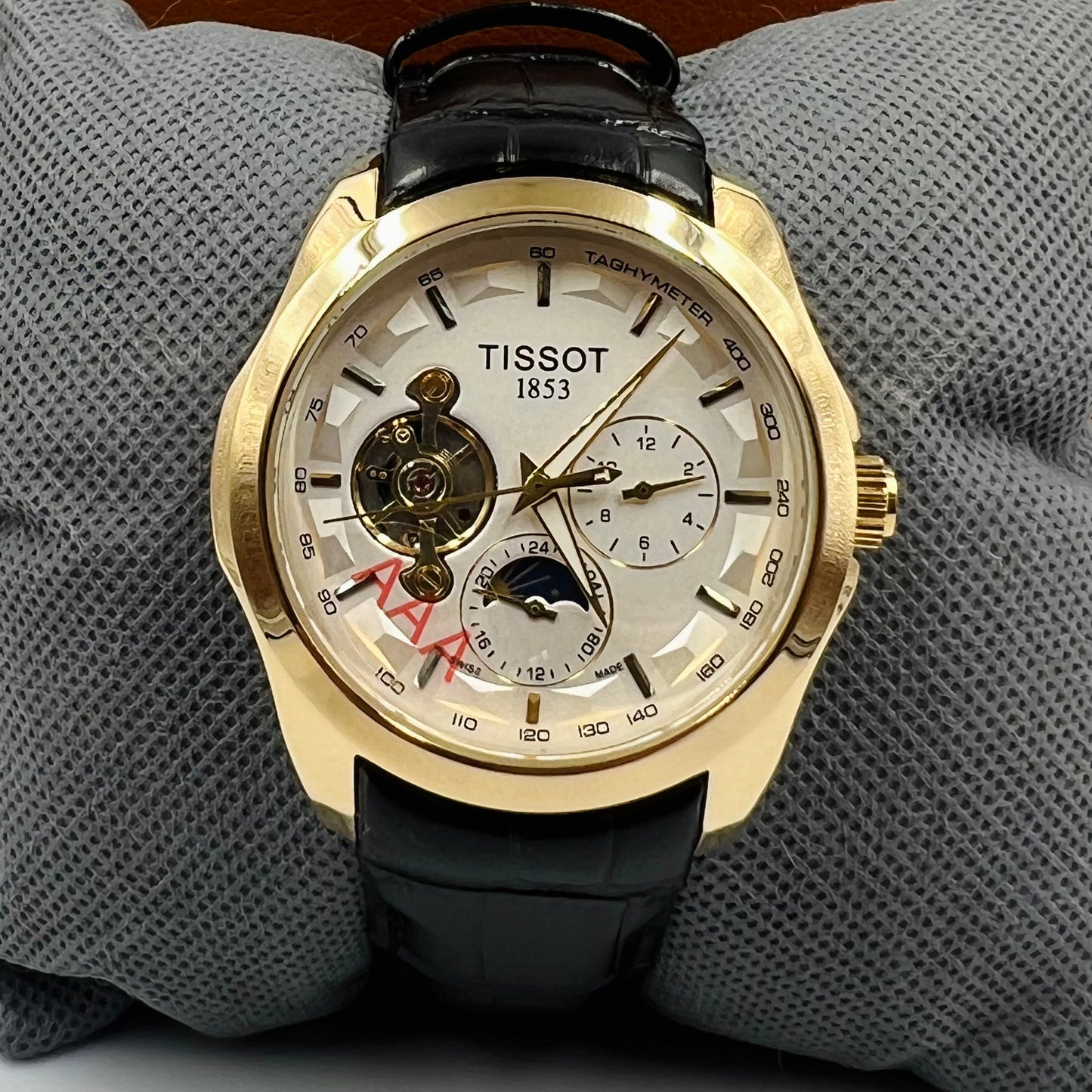Tissot 1853 Automatic Golden White Black Watch