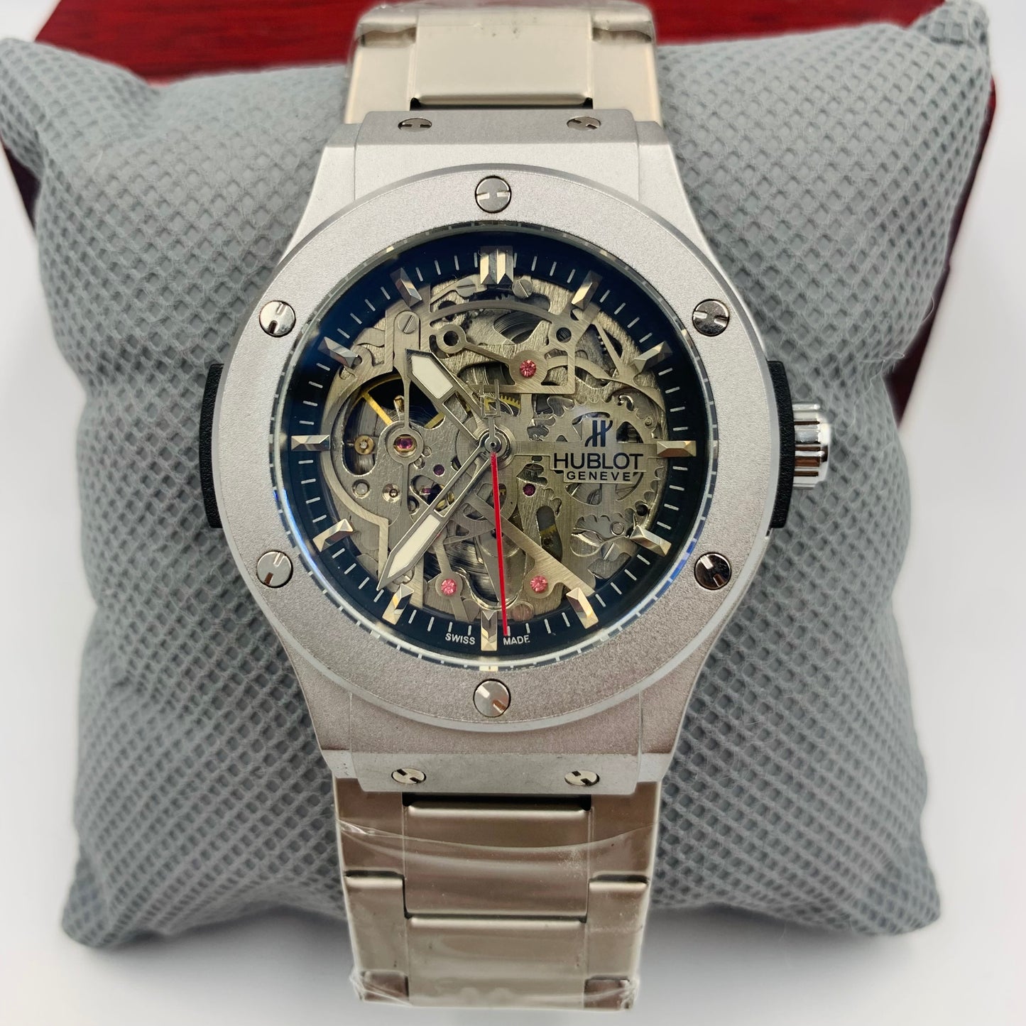 Hublot Silver Strap Automatic Watch