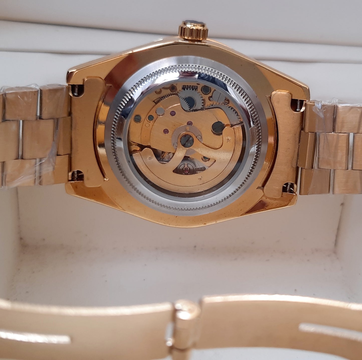 Golden Black Automatic Watch