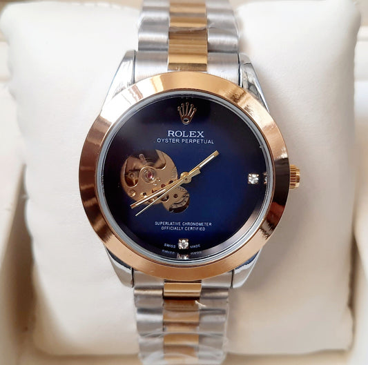 Single Eye Blue Automatic Watch