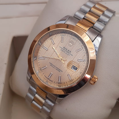 Two tone Golden Datejust Watch