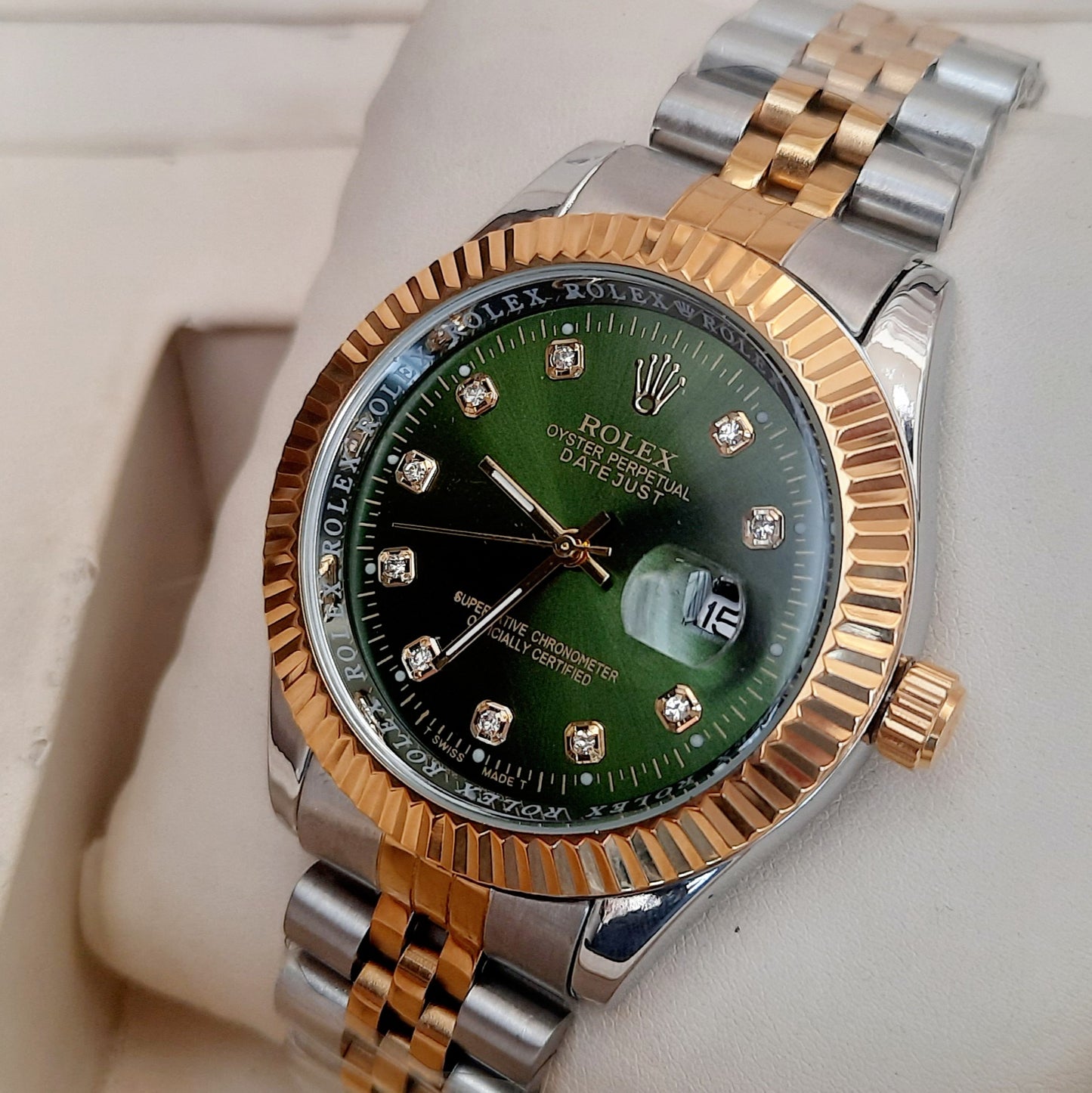 Green Dial Datejust Watch