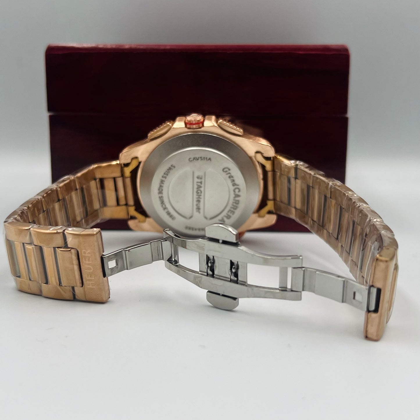 Tag Grand Carrera Ring Copper White Watch